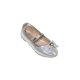 thumbnail image 1 of FLAT BALERINA VESTIR CASUAL LEON MUJER DAMA NIÑA GLITTER PLATA 1203, 1 of 3