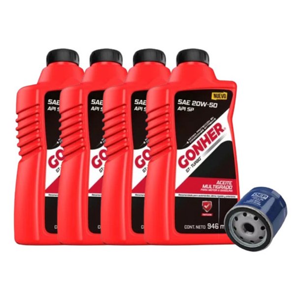 Kit Cambio De Aceite Sport Van 2007 Al 2010 1.6 Gonher 20w50