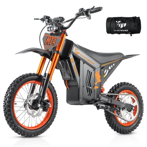Bicicleta Eléctrica Honey Whale MT4 Naranja
