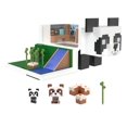 thumbnail image 1 of Minecraft Juego de Casa de Juegos Mob Head Minis Panda y Action Figures 2 Panda, 1 of 6