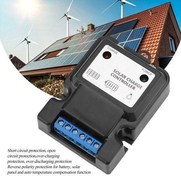 20 A 12 V/24 V Panel solar inteligente regulador de energía solar calle luz de carga y descarga controlador con pantalla LCD (3S6 V/12 V3 A)