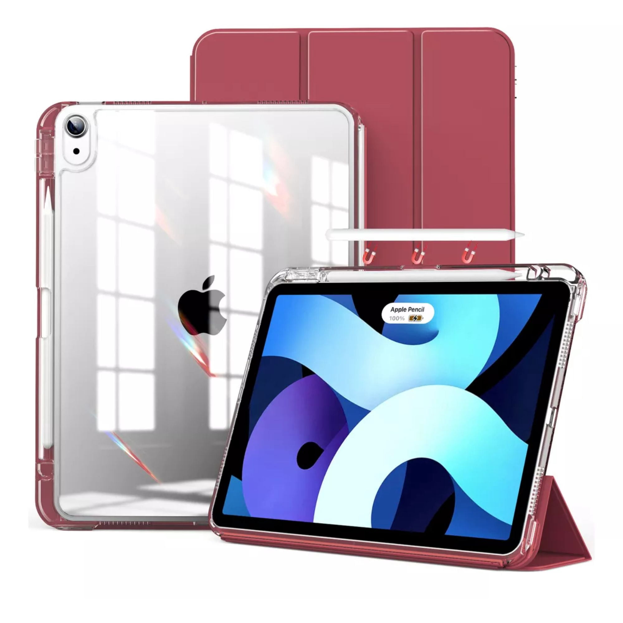 Funda para iPad Pro 12.9 / Air 13 M2 Smart Cover Soporte Color Rojo MR. GADGETS