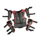 thumbnail image 4 of Traje de protección para niños para motocicleta, equipo de protección para montar, protector transpirable, equipo para adolescentes para carreras de Rojo, 4 of 8