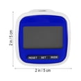 thumbnail image 2 of unbranded Red Walking Distance Counter Digital Pedometer with Step and Calorie Function, 2 of 8
