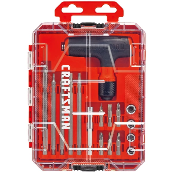 Juego de llaves de trinquete CRAFTSMAN con mango en T, 20 piezas CMHT68133