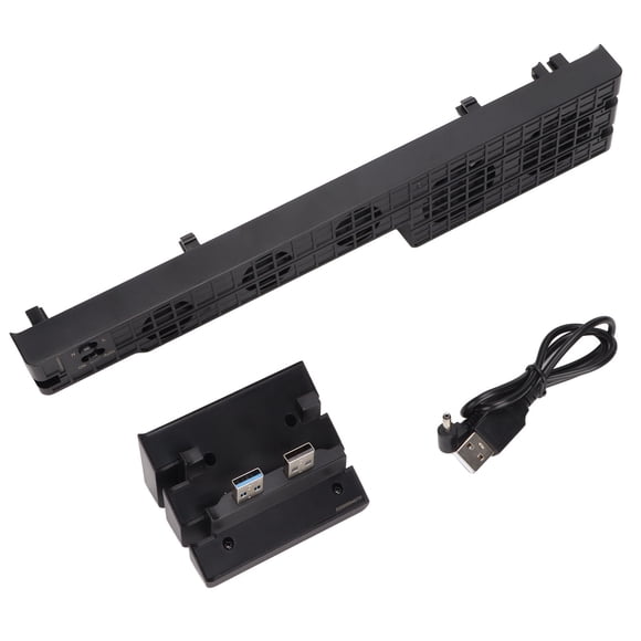 Ventilador de refrigeración para juegos, 5 ventiladores, consola de juegos externa automática, enfriador USB con HUB para PS4 Pro