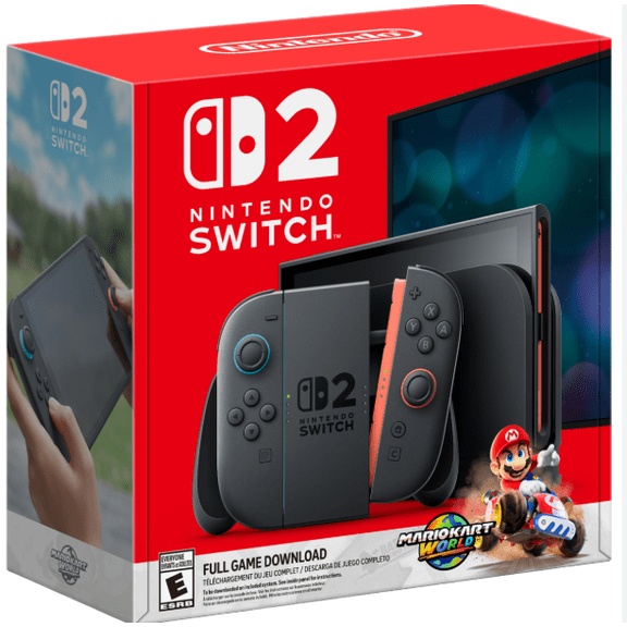 Consola Nintendo Switch 2 Mario Kart World Bundle 256GB  Edición Especial