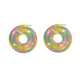 thumbnail image 1 of Agujetas Zapatos Redondas Brillosas Con Piedras 1.20 M 2pc Arco iris, 1 of 4
