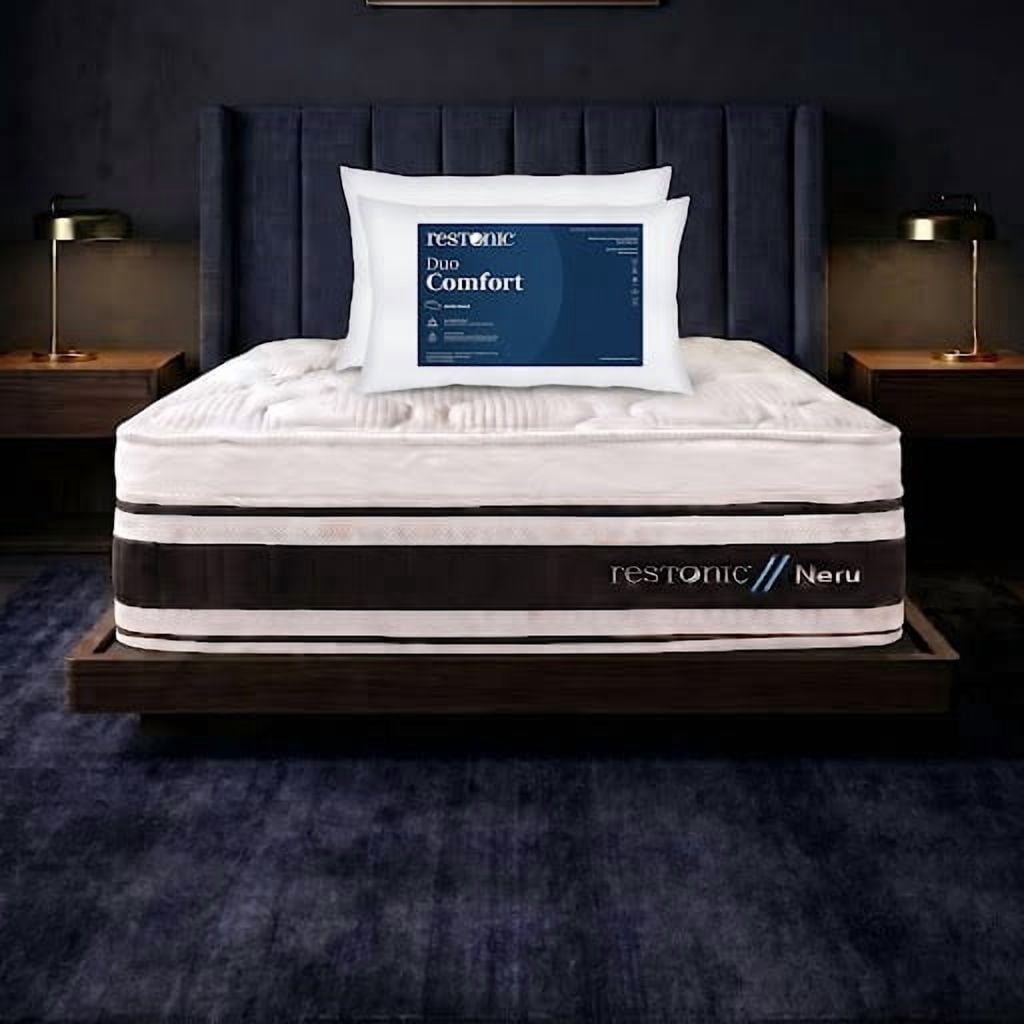 Colchón King Size Confort Foam + 2 Almohadas Standar
