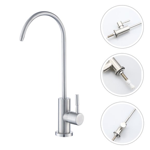 KALLORY 1Ud Vertical Inoxidable Para Cocina Y Presión De Agua Variable