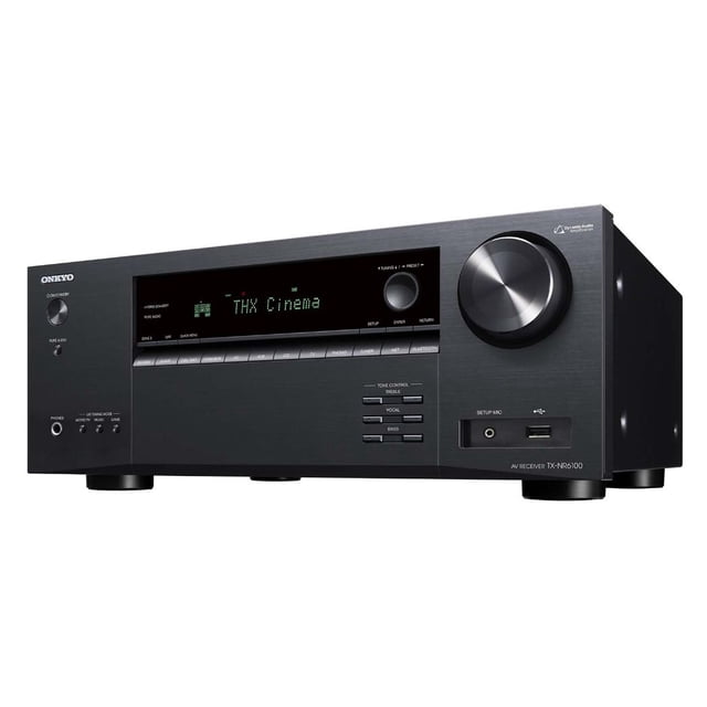 Receptor A/V Onkyo TX-NR6100 7.2 Ch 100W Wi-fi Bluetooth Reproducción de Dolby Atmos y DTS: X de 5.2.2 Canales