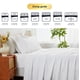 thumbnail image 5 of Kingrest 100% Algodón Juego de Sábanas de 4 Piezas para Cama King Size, Bolsillos Extra Profundos para 40cm, Ultra Suave y Transpirable, 5 of 9
