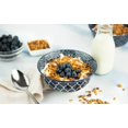 thumbnail image 5 of Tazón KooK para Sopa, Cereal y Más, Cerámica, Apto para Microondas, Lavavajillas y Congelador, Vajilla de Porcelana para Sopa, Pasta, Ensalada, Avena, Interior Profundo (Blanco y Azul), 5 of 5