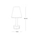 thumbnail image 2 of Lámpara de mesa efecto cristal Ilios Innova diamante USB recargable con 3 modos de luz, 2 of 6