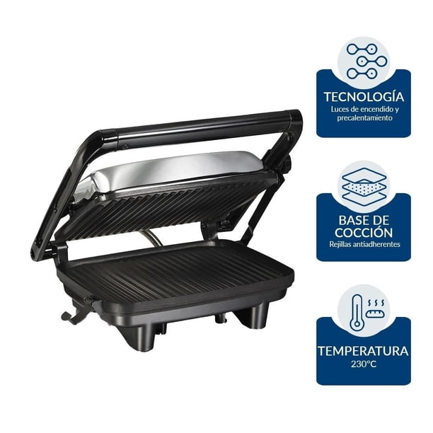 Imagen 4 de Sandwichera Hamilton Beach Panini Gourmet Negra