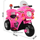 thumbnail image 5 of Moto Montable Eléctrica para Niños con Luces y Sonido Bateria Recargable de 6v - Rosa, 5 of 7