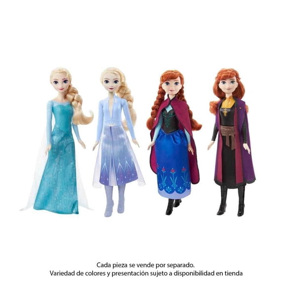 Muñeca Frozen Disney Frozen Elsa y Anna Frozen I y II Varios Modelos 1 Pieza