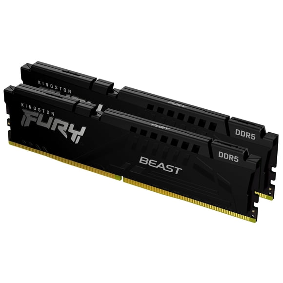 Memoria Kingston Fury Beast DDR5 CL30 de 16 GB (2 x 8 GB) 6000 MT/s