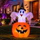 thumbnail image 1 of Inflable Halloween Fantasma Calabaza Bruja 1.43m Luz Led, 1 of 9