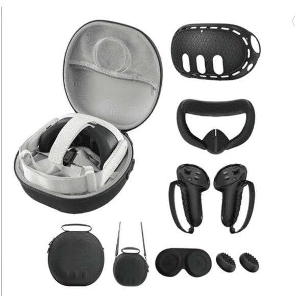 Estuche Rígido De Transporte 3 En 1 Lentes Virtuales Modelo SK209Black
