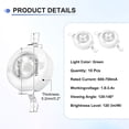 thumbnail image 2 of Perlas de lámpara LED Chip LED COB Bulbo Luz Verde 10 600700, 2 of 6
