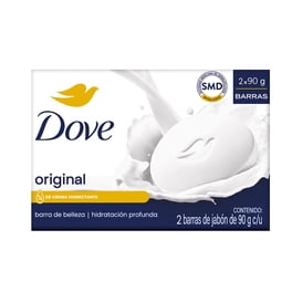 Dove Jabón en Barra Original Blanco 2 Pack 180g.