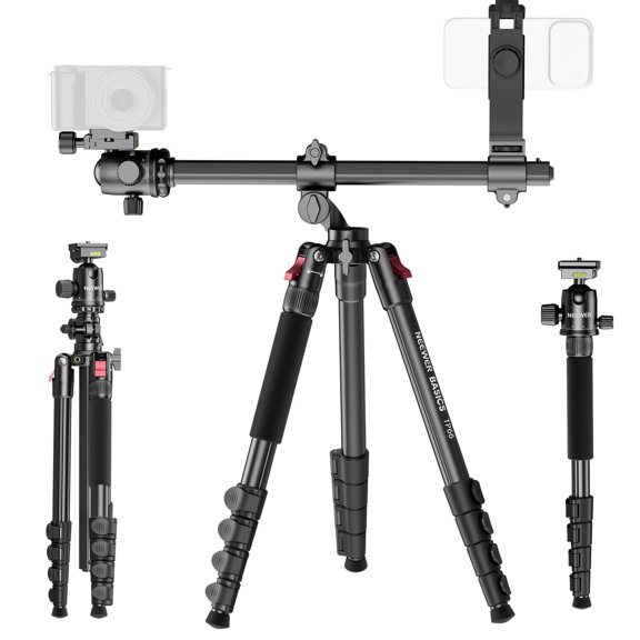 Trípode de Aluminio Neewer TP66 164 cm con Montaje Dual