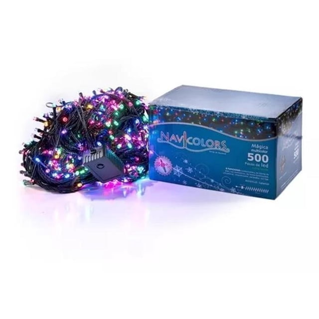 Luces Navideñas Para Decoración 500 Leds Multicolor
