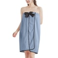thumbnail image 1 of Velvet Shower Skirt Strapless Velvet Shower Soft Water Is Not Easy To Lose Towel, 1 of 4