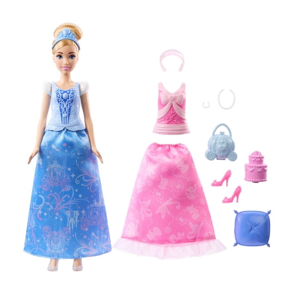 Set de Juego Mattel Disney Princesa Cenicienta Cambio de Vestido