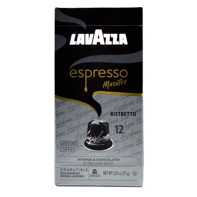 Café Ristreto Lavazza en capsulas 57 gr 10 cápsulas