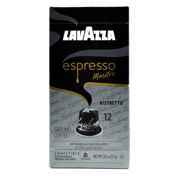 Café Ristreto Lavazza en capsulas 57 gr 10 cápsulas