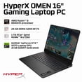 thumbnail image 2 of Laptop HP OMEN 16" R9 RTX5070 24GB RAM 1TB SSD, 2 of 3