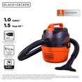 thumbnail image 2 of Aspiradora de taller BLACK+DECKER BDXV18101P-1H 1,5 HP 4 L para uso húmedo y seco, 2 of 8
