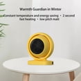 thumbnail image 4 of Calefactor cerámico portátil de 380 W con oscilación y protección contra sobrecalentamiento | Calentamiento rápido y silencioso para dormitorios, oficinas y habitaciones pequeñas | Protección, 4 of 6
