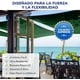 thumbnail image 4 of Malla Sombra Raschel 90% Bastilla Doble y Esquinas Reforzadas Verde MPQ 5x5, 4 of 5