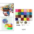 thumbnail image 4 of Kit de manualidades con 2400 cuentas Hama Fuse Beads, diseño de pixel art, 24 colores 3D Estilo 1, 4 of 9