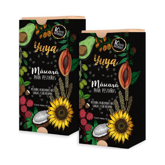 Pack de 2 Máscaras para Pestañas Yuya 10 aceites naturales