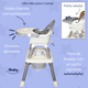 thumbnail image 3 of Silla alta periquera 7 en 1 con mesa y charola para bloques primi pasti ibaby gris, 3 of 8