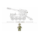 thumbnail image 4 of Azulamar Juguete Ww2 Bloques De Militar Cañón Soldado Regalo Xtellar cafe, 4 of 4