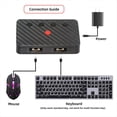 thumbnail image 3 of Adaptador USB para Teclado y Ratón Bluetooth 5.3, Concentrador USB Bluetooth, Adaptador USB con Cable para Teclado y Ratón A Inalámbrico., 3 of 5