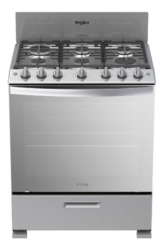 Estufa Whirlpool 6 Quemadores Tecnología EverClean WFR-3400