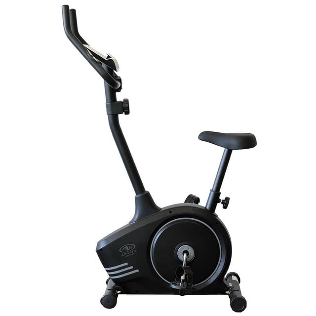 Bicicleta Fija Magnética Athletic Works con Monitor Digital y Volante de 5kg