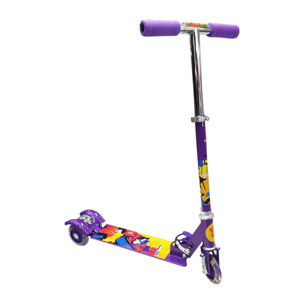 Patin Scooter Metalico Toy Mark Transormers Morado