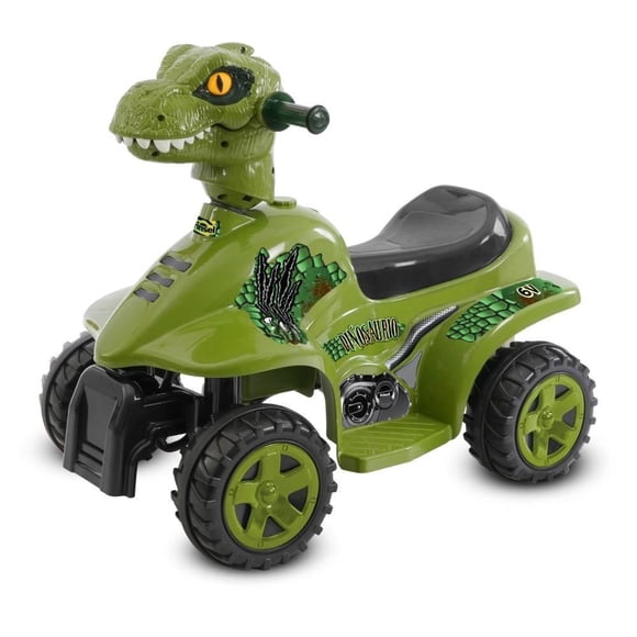 Montable Eléctrico Prinsel Mini Quad Moto Dinosaurio con Luz y Sonido