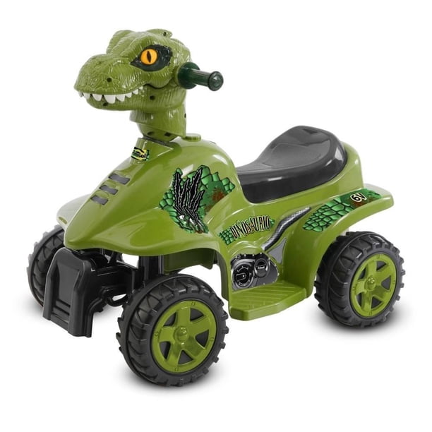 Montable Eléctrico Prinsel Mini Quad Moto Dinosaurio con Luz y Sonido