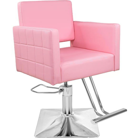 Silla Estetica Barberia Spa Nanofort Neumatico Hidraulico 360° Rosa