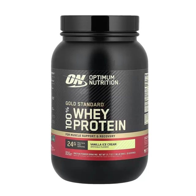 Proteína Gold Standard 100% Whey 2Lbs Vainilla Optimum Nutrition. Optimum Nutrition ONGOLDWHEY2LBSVAINILLA