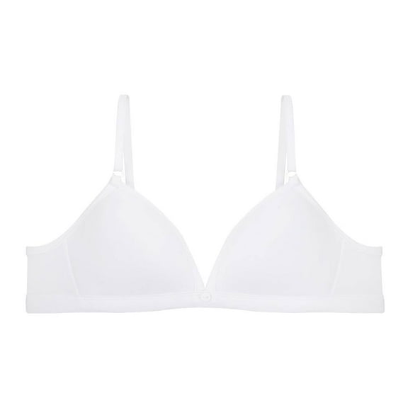 Brasier Carnival Teens para Niña Juvenil, sin Varilla Blanco Talla 14