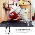 thumbnail image 3 of Correa de Aseo para Perros, Peluqueros Ayudante de Aseo Bucles de Aseo para Perros Peluqueros Cuerdas de Doble Lazo Ajustables Cuerda de Seguridad para Gatos para Mesa de Aseo de, 3 of 7